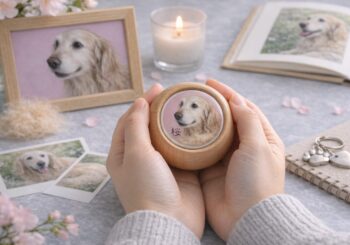 桜（ゴールデンリトリバー）