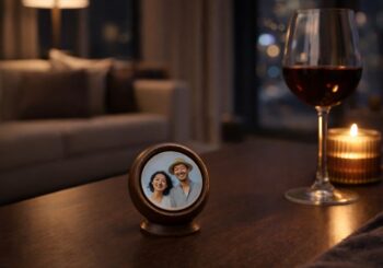 婚約指輪を入れました。